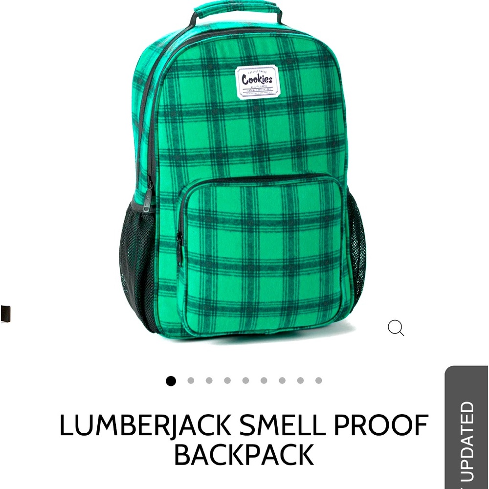 Authentic “ Cookies “ Lumberjack Backpacks.